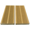 Outdoor sólido anti-UV wpc decking piso montagem